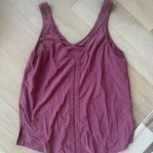 Women's Mauve Sleeveless Top